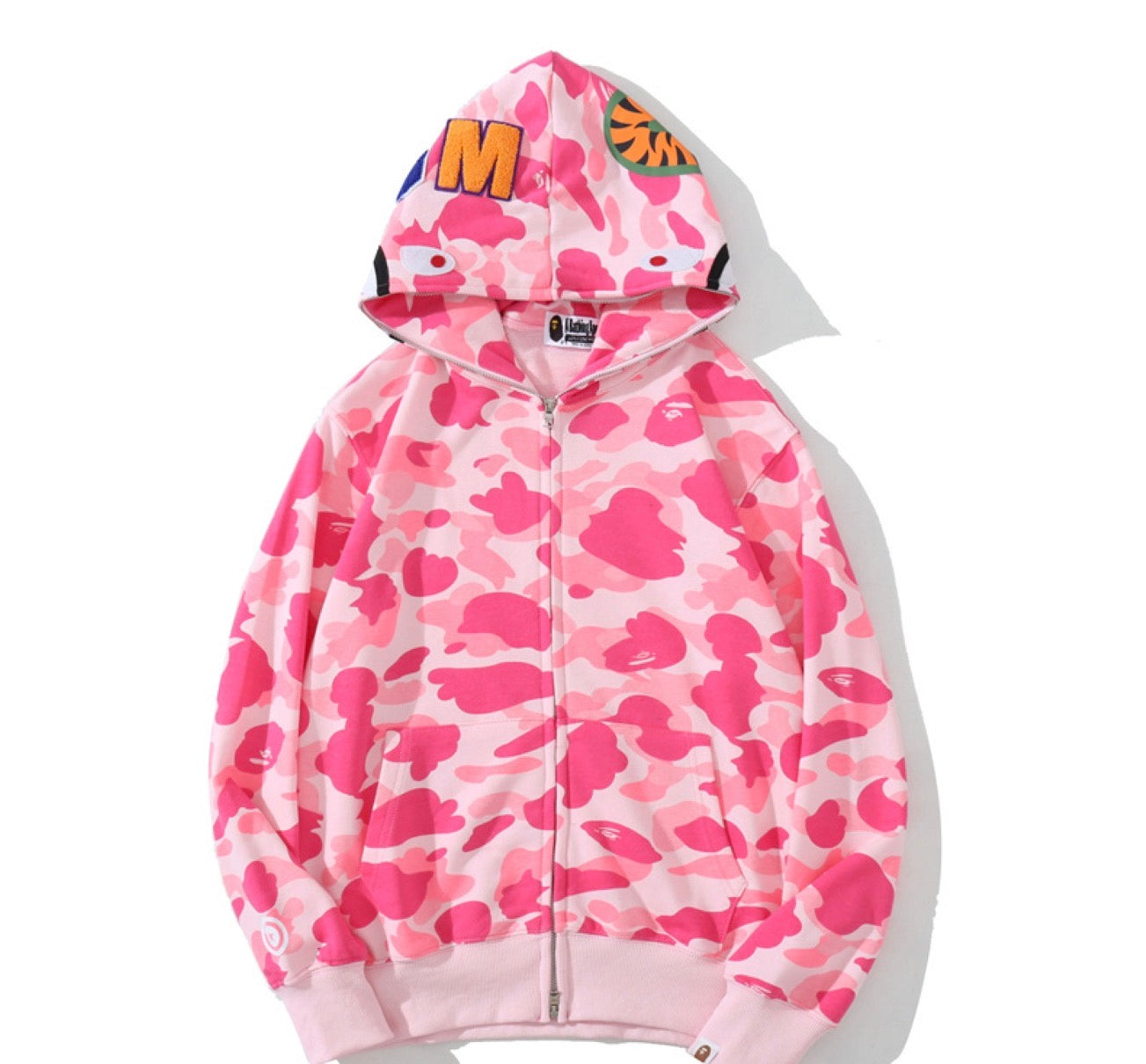 Pink Bape hoodie