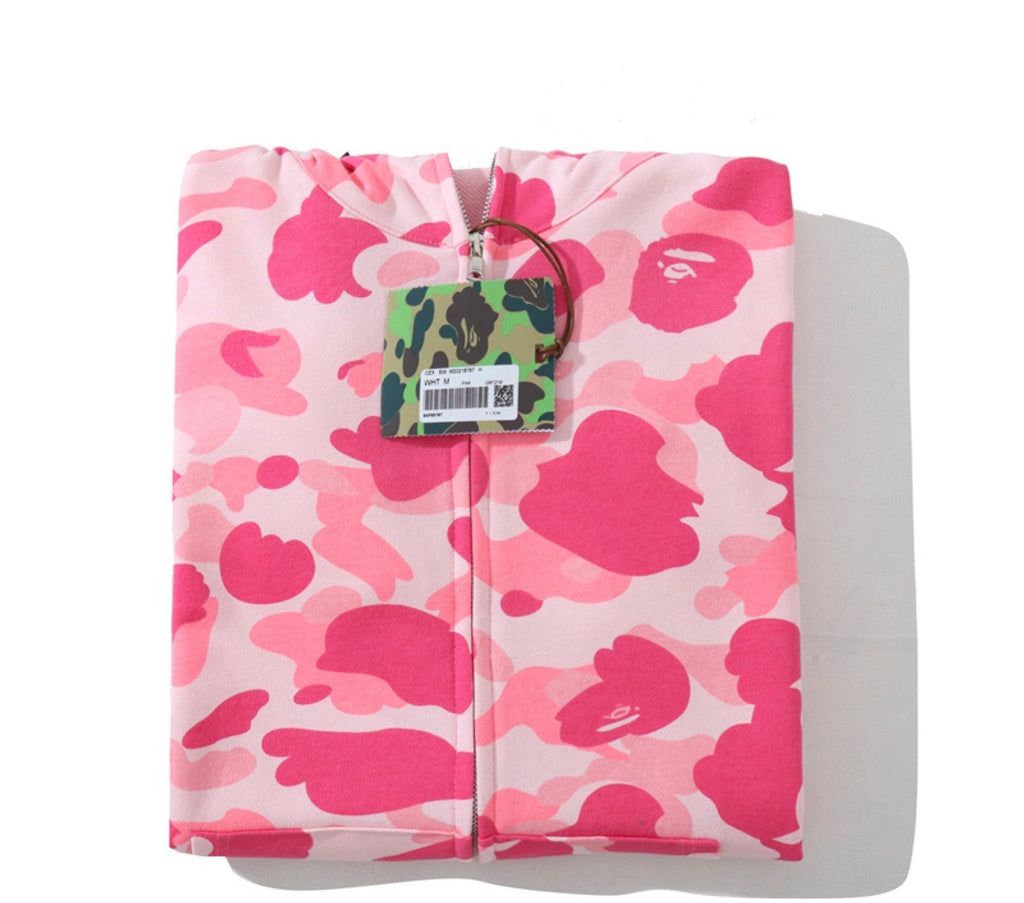 Pink Bape hoodie